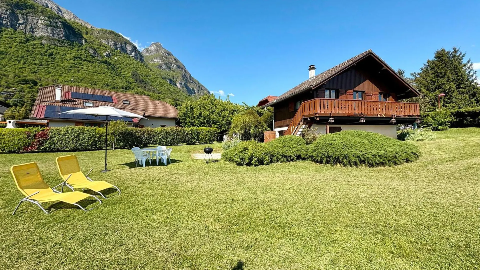 Gresy-sur-Isere La Lauziere - Chalet Parking Jardin צרפת